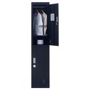 2-Door Vertical Locker for Office Gym Shed School Home Storage-2