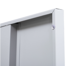 4-Door Vertical Locker for Office Gym Shed School Home Storage-9