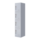 4-Door Vertical Locker for Office Gym Shed School Home Storage-1