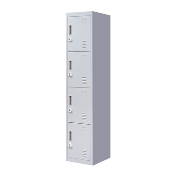 4-Door Vertical Locker for Office Gym Shed School Home Storage