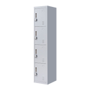 4-Door Vertical Locker for Office Gym Shed School Home Storage-4