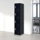 4-Door Vertical Locker for Office Gym Shed School Home Storage-2