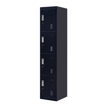 4-Door Vertical Locker for Office Gym Shed School Home Storage