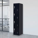 4-Door Vertical Locker for Office Gym Shed School Home Storage-1