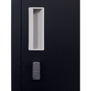 4-Door Vertical Locker for Office Gym Shed School Home Storage-8
