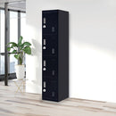 4-Door Vertical Locker for Office Gym Shed School Home Storage-2