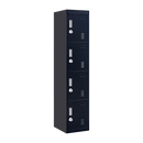 4-Door Vertical Locker for Office Gym Shed School Home Storage-4
