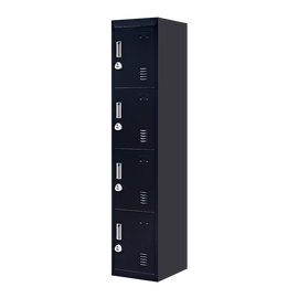 4-Door Vertical Locker for Office Gym Shed School Home Storage