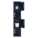 4-Door Vertical Locker for Office Gym Shed School Home Storage-7