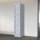 6-Door Locker for Office Gym Shed School Home Storage-1
