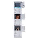 6-Door Locker for Office Gym Shed School Home Storage-5