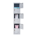 6-Door Locker for Office Gym Shed School Home Storage-5