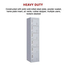 6-Door Locker for Office Gym Shed School Home Storage-8