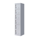 6-Door Locker for Office Gym Shed School Home Storage-3