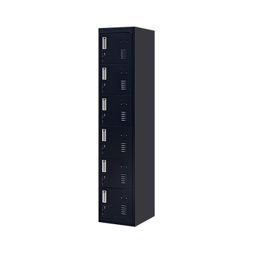6-Door Locker for Office Gym Shed School Home Storage