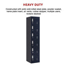 6-Door Locker for Office Gym Shed School Home Storage-7