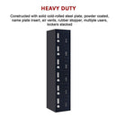 6-Door Locker for Office Gym Shed School Home Storage-9