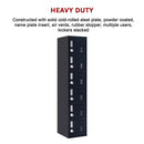 6-Door Locker for Office Gym Shed School Home Storage-7