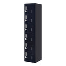 6-Door Locker for Office Gym Shed School Home Storage-2