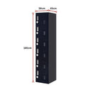 6-Door Locker for Office Gym Shed School Home Storage-14