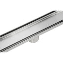 Tile Insert Shower Grate – 90cm Stainless Steel Drain with Centre Outlet-7