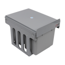 2x 15L Pull Out Trash Bin Dual Kitchen Garbage Waste Basket Cabinet Bin-1