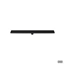 Tile Insert Shower Grate – 90cm Black Drain with Centre Outlet-5