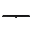 1000mm Tile Insert Bathroom Shower Black Grate Drain w/Centre outlet Floor Waste-9
