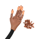 Practice Hand Model for Nail Art Training and Display Manicure with false nails-4