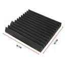 40pcs Studio Acoustic Foam Sound Absorbtion Proofing Panels Tiles Wedge 30X30CM-7