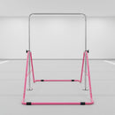 Kids Gymnastics Bars Training Horizontal Bar Monkey Kip Bar Pink-4