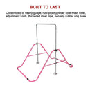 Kids Gymnastics Bars Training Horizontal Bar Monkey Kip Bar Pink-6