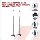 2pcs Speaker Stands Stand Rear Surround Sound Satellite Speakers Adjustable-2