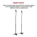 2pcs Speaker Stands Stand Rear Surround Sound Satellite Speakers Adjustable-7