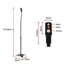 2pcs Speaker Stands Stand Rear Surround Sound Satellite Speakers Adjustable-8