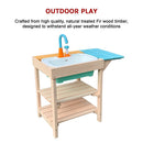 Childrens Outdoor Play Mud Kitchen Sand Pit-11