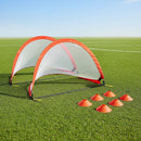 Portable Kids Soccer Goal Set with Cones-2