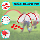 Portable Kids Soccer Goal Set with Cones-7