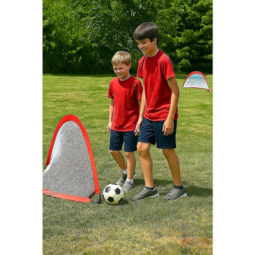 Portable Kids Soccer Goal Set with Cones - 0