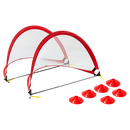 Portable Kids Soccer Goal Set with Cones-1