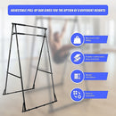 Pull-up Bar Free Standing Pull up Stand Sturdy Frame Indoor Pull Ups Machine-8