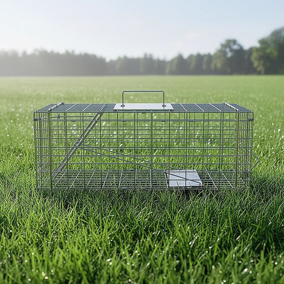 Trap Humane Possum Cage Live Animal Safe Catch Rabbit Cat Hare Fox Bird