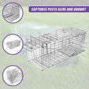 Trap Humane Possum Cage Live Animal Safe Catch Rabbit Cat Hare Fox Bird-10