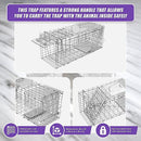 Trap Humane Possum Cage Live Animal Safe Catch Rabbit Cat Hare Fox Bird-11