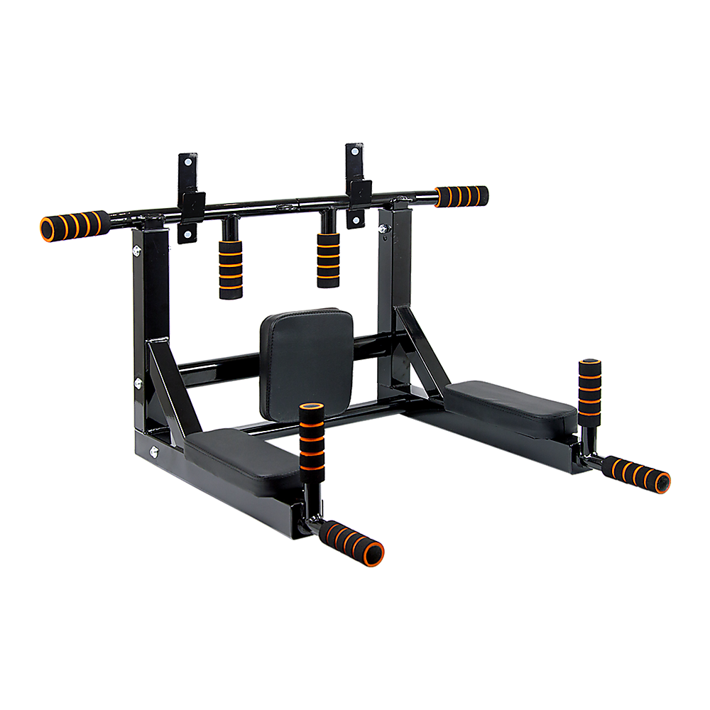 Heavy Duty Wall Mounted Power Station - Knee Raise - Pull Up - Chin Up -Dips Bar