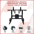 Heavy Duty Wall Mounted Power Station - Knee Raise - Pull Up - Chin Up -Dips Bar-4