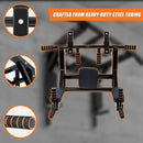 Heavy Duty Wall Mounted Power Station - Knee Raise - Pull Up - Chin Up -Dips Bar-8