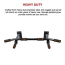 Heavy Duty Pull Up Bar Home Gym Chin Up Bar for Wall or Ceiling Mount-10