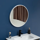 90cm Round Wall Mirror Bathroom Makeup Mirror by Della Francesca-2