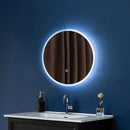 80cm LED Wall Mirror Bathroom Mirrors Light Decor Round-5